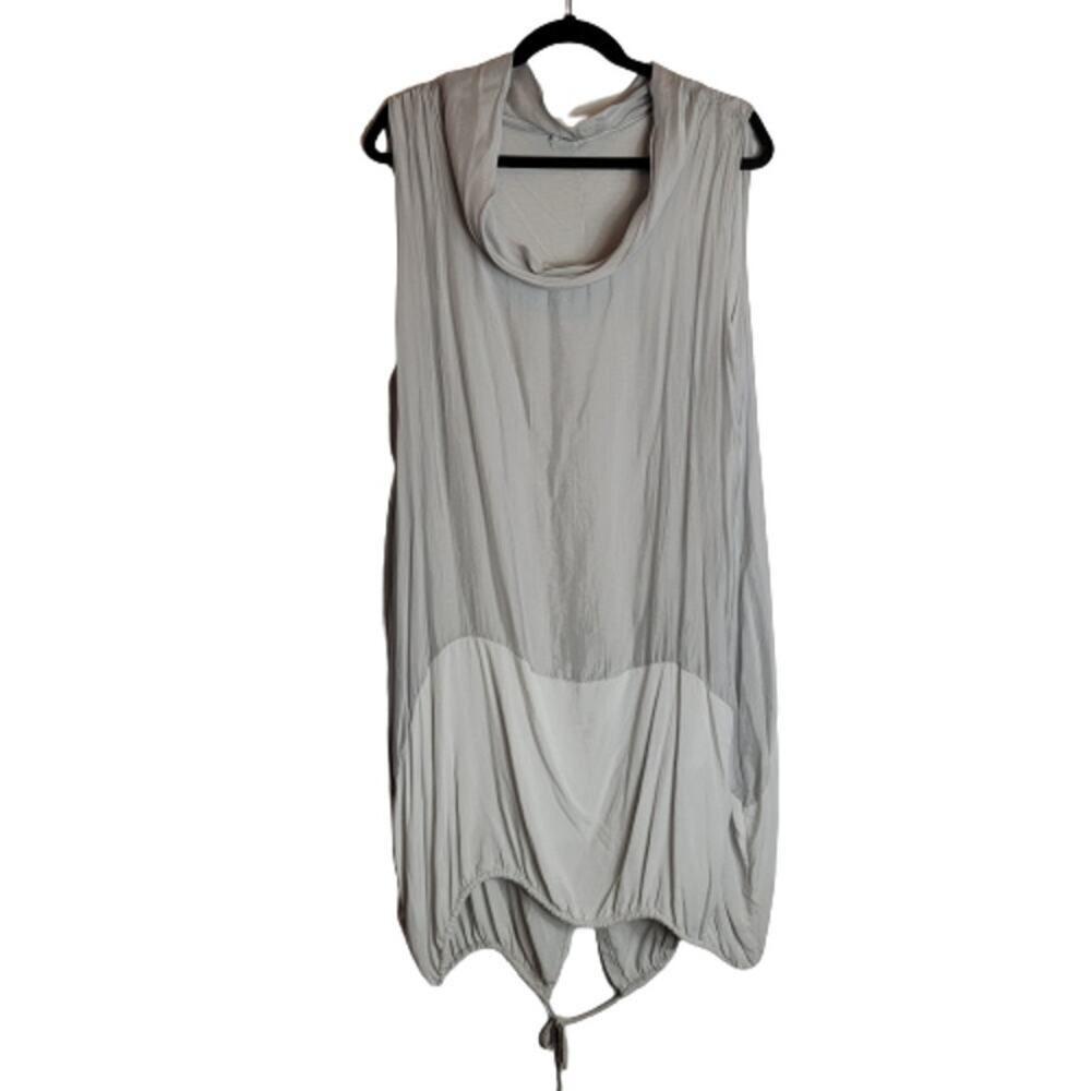 Collezione Gaia Italian Silk Tunic Mini Dress | Chic Casual Resort Vacation